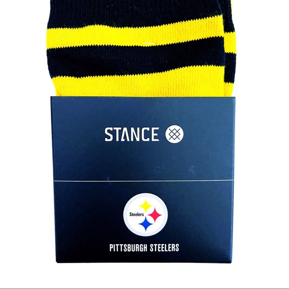 Stance NFL Pittsburgh Steelers Crew Socks Large Mens Fan Gear - Picture 6 of 7